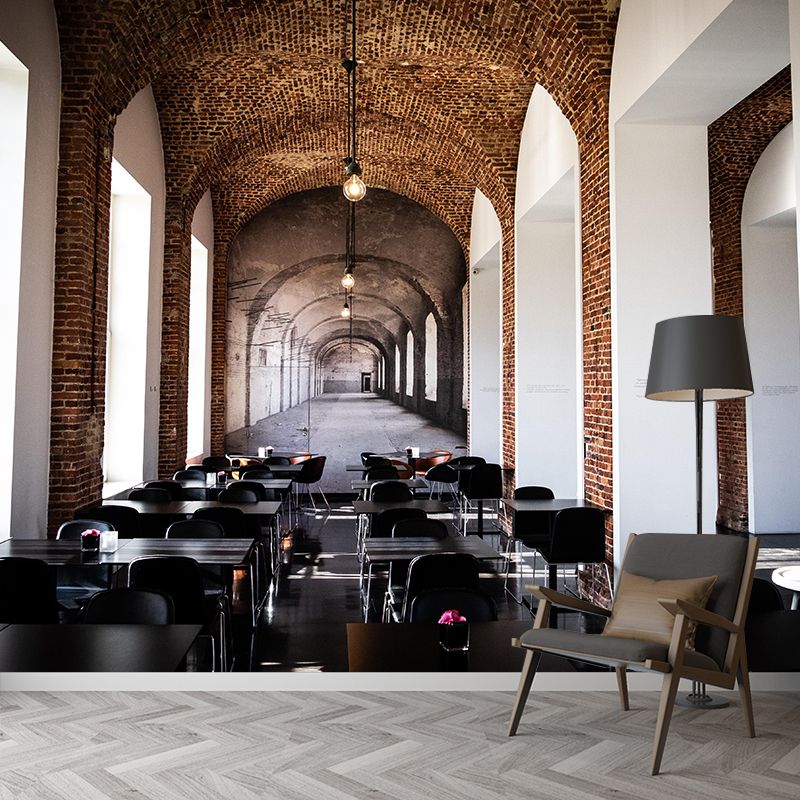 Brussels Mural Horizontal Photography Mildew Resistant Wall Art for Bedroom