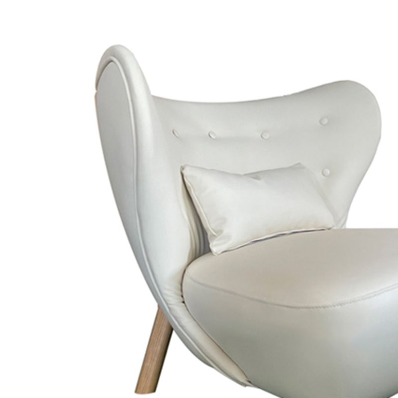 30.7" L x28.3"W x31.4"H Chair Armless Solid Wood Frame Chair