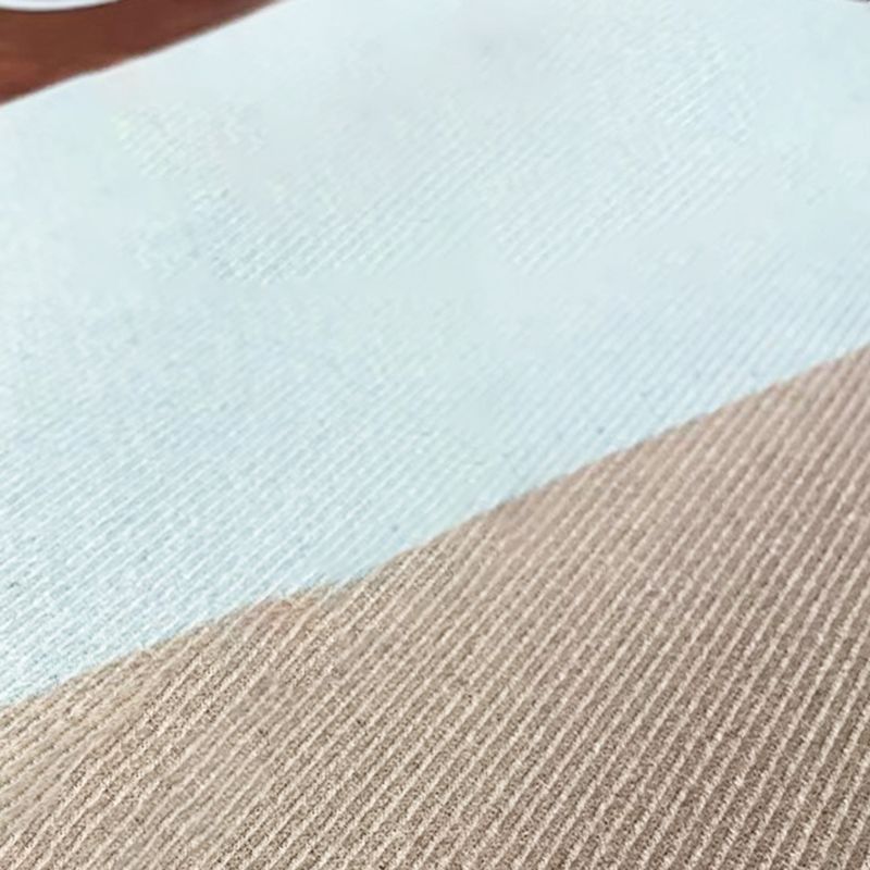 Beige Modern Rug Polyester Striped Rug Washable Indoor Rug for Drawing Room