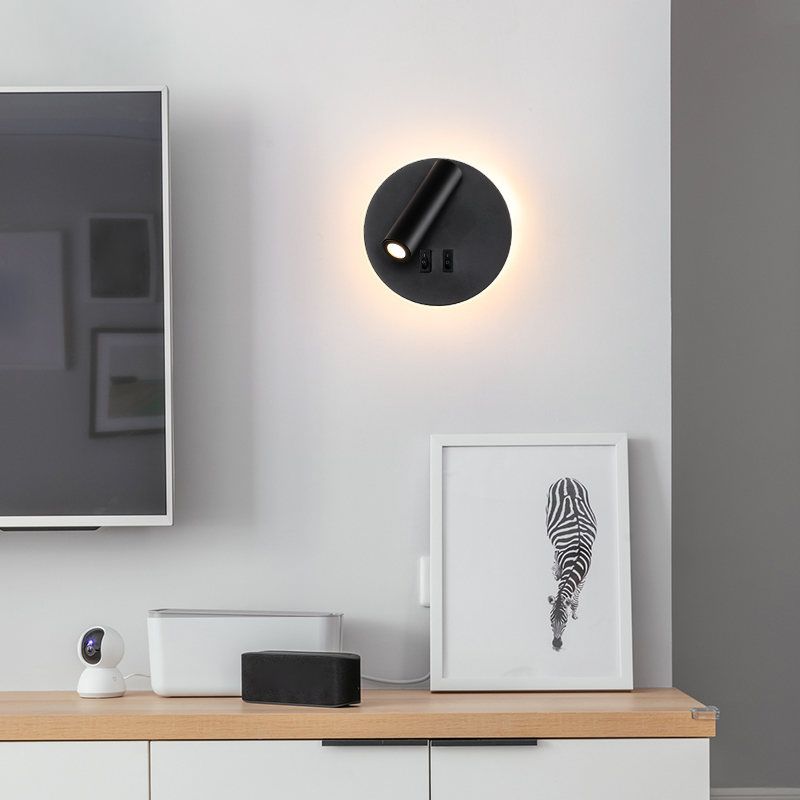 LED moderna luz de pared de la pared Luz de luz simple al lado de la luz de la sala de estudio de la luz Light