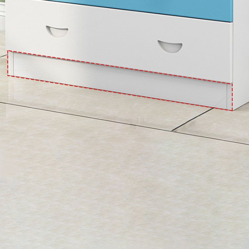 Modern Solid Wood Storage Chest Dresser Vertical Chest Without Mirror