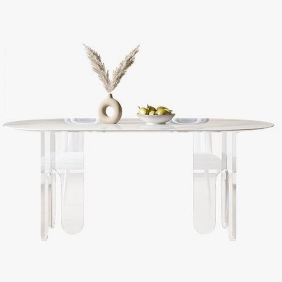 Modern 1/5 Pieces Dining Set Stone Dining Table for Dining Room