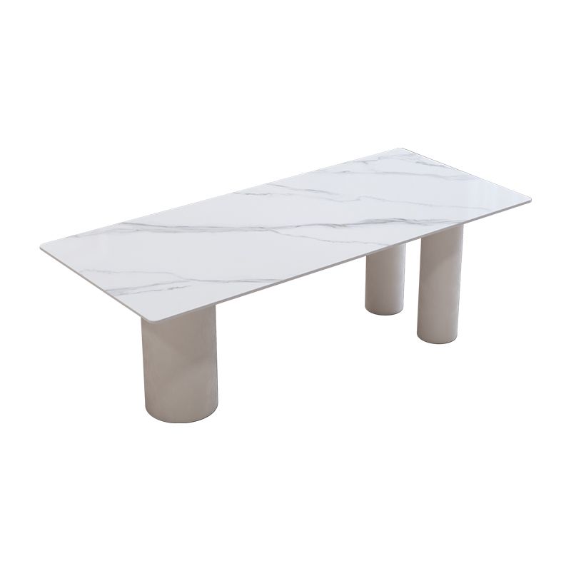 Contemporary Stone Furniture 1/5 Pcs Dining Room Table Set for Home
