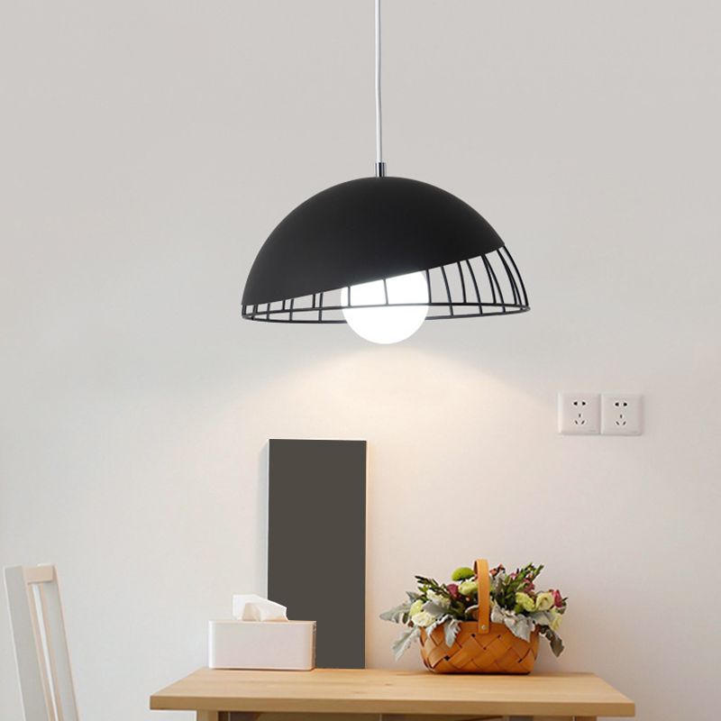 Metal Dome Ceiling Pendant Light Simplicity Style Pendant Light Kit for Dinning Room