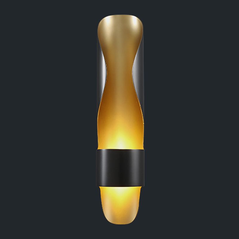 Black Brass Wall Light Industrial 12.5" High Wall Sconce for Living Room
