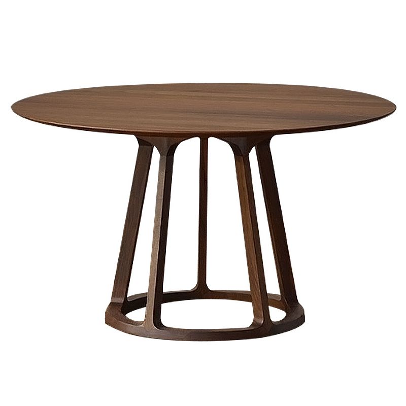 Pine Solid Wood Dining Table Modern Solid Wood Pedestal Dining Table