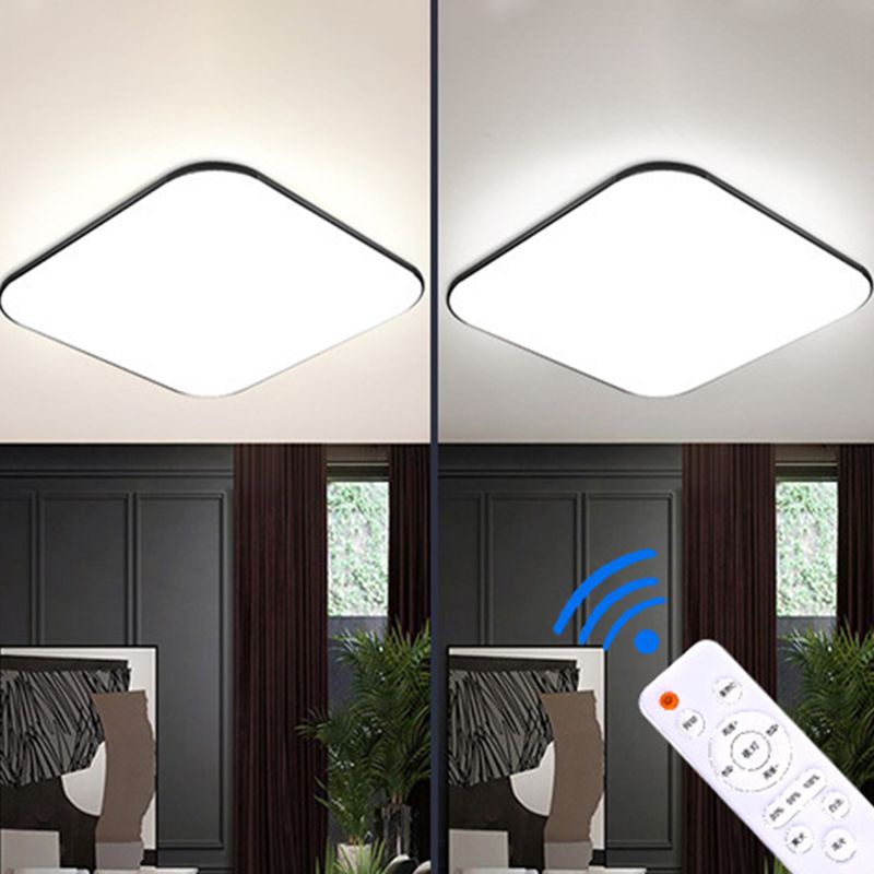 Modern Square Flush Mount Lighting Fixtures Acrylique Flushmont