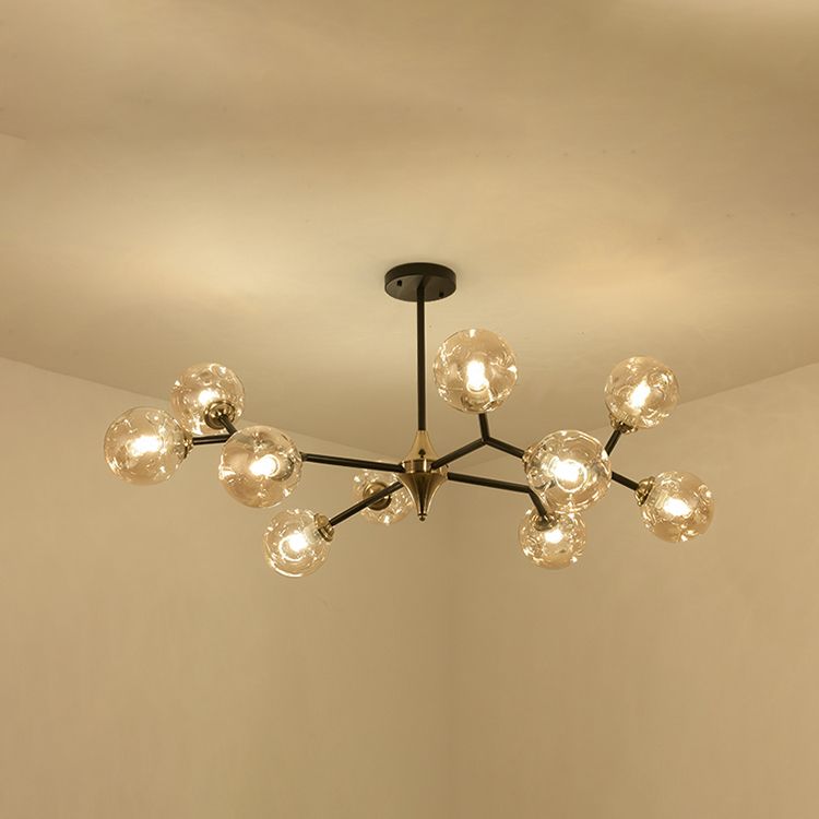 Modern Metal Chandelier Light Fixtures Multi-Head Suspension Pendant Lights for Restaurant