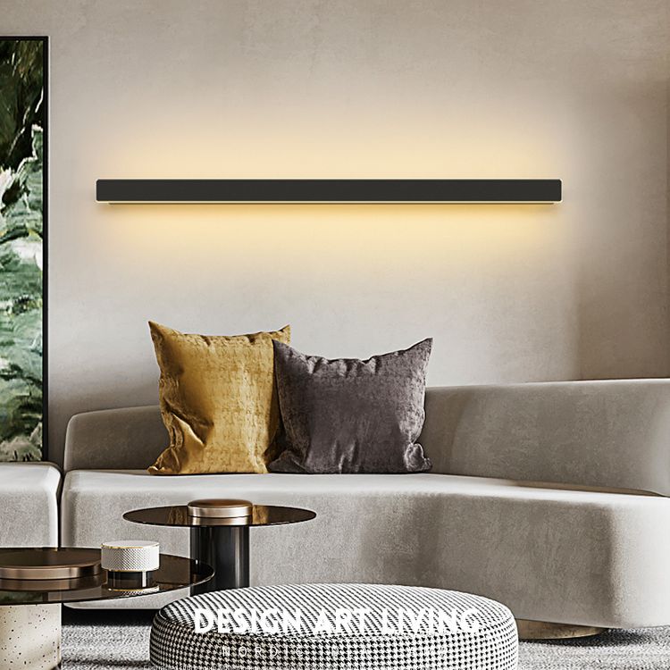 Rectangle Shaped Wall Sconce Modern Metal Acrylic LED Indoor Wall Mount Light (Without Decorations)