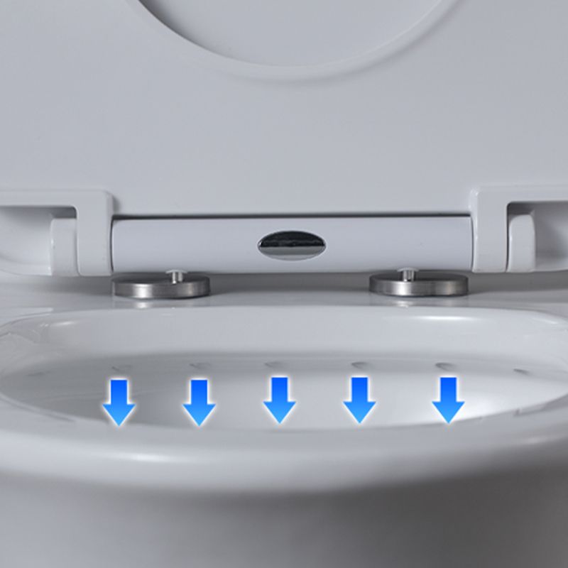 Floor Mounted Toilet One-Piece Toilet Porcelain Siphon Jet Flush Toilet