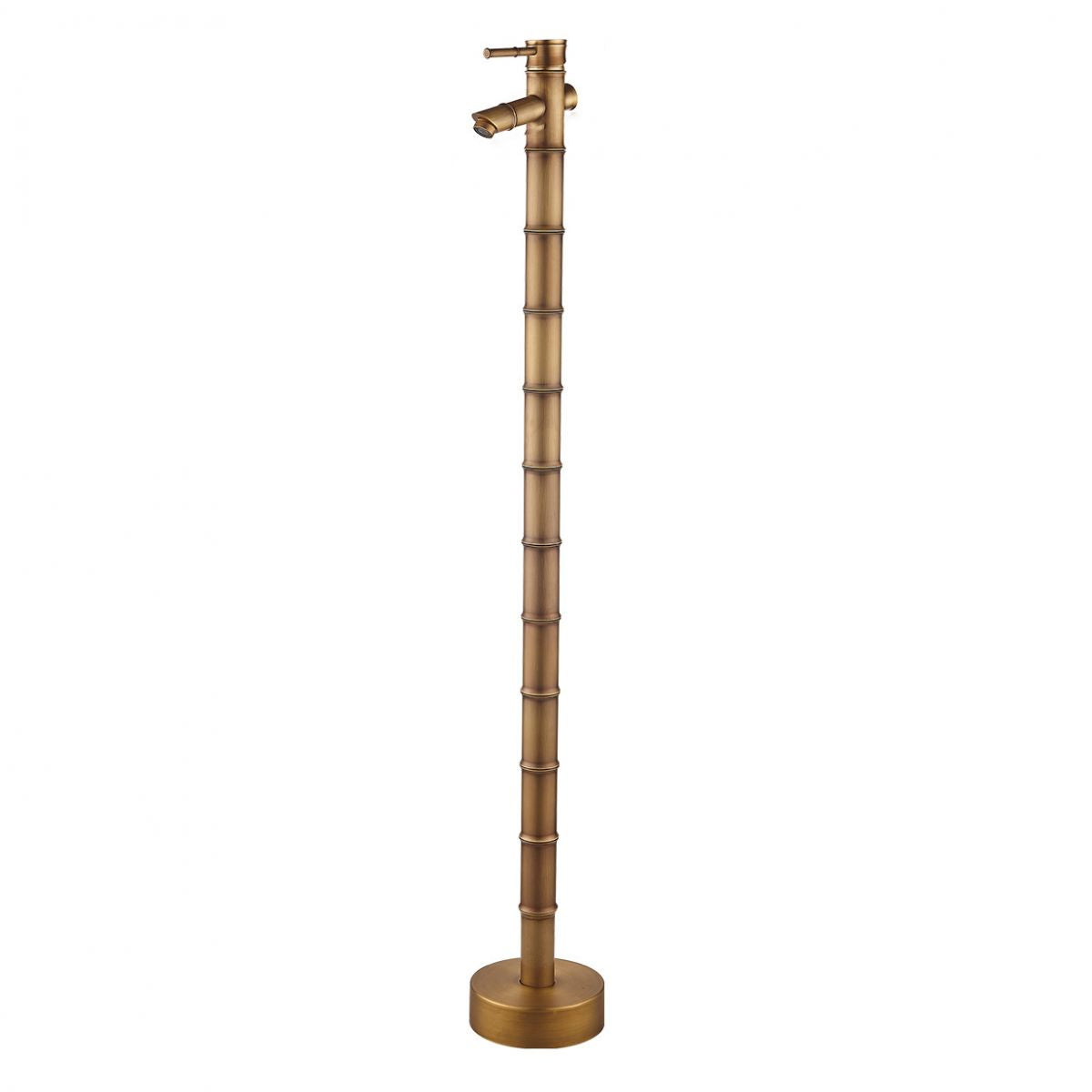 Modern Freestanding Bathtub Faucet Brass Floor Mount Free Standing Tub Filler Faucet