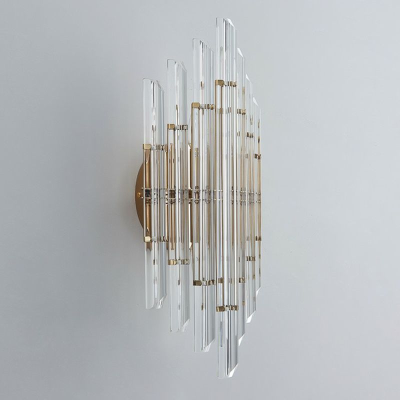 Rhombus Mur Gamique Lumière minimaliste K9 Strip Crystal Living Room LED Mur Murd