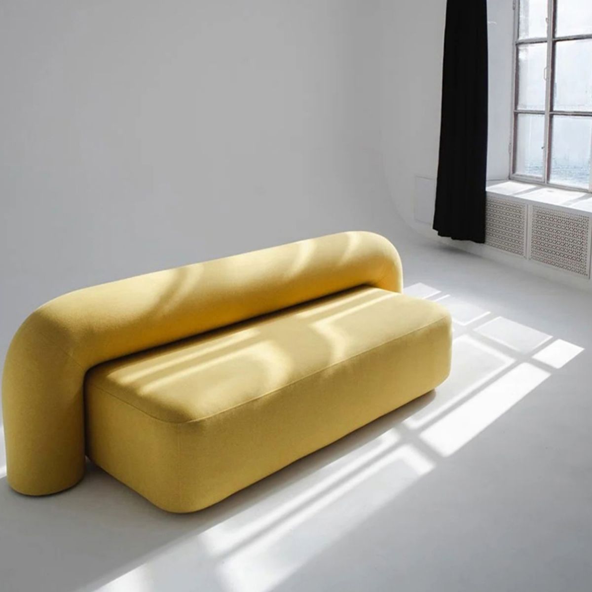 Modern Minimalist Velvet Sofa 2/3-Seater Armless Living Room Sofa
