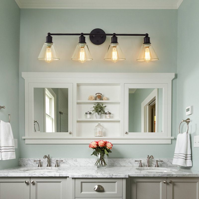 Prontine murale industriale accanto alla luce retrò vetro retrò luce da letto da letto per albergo