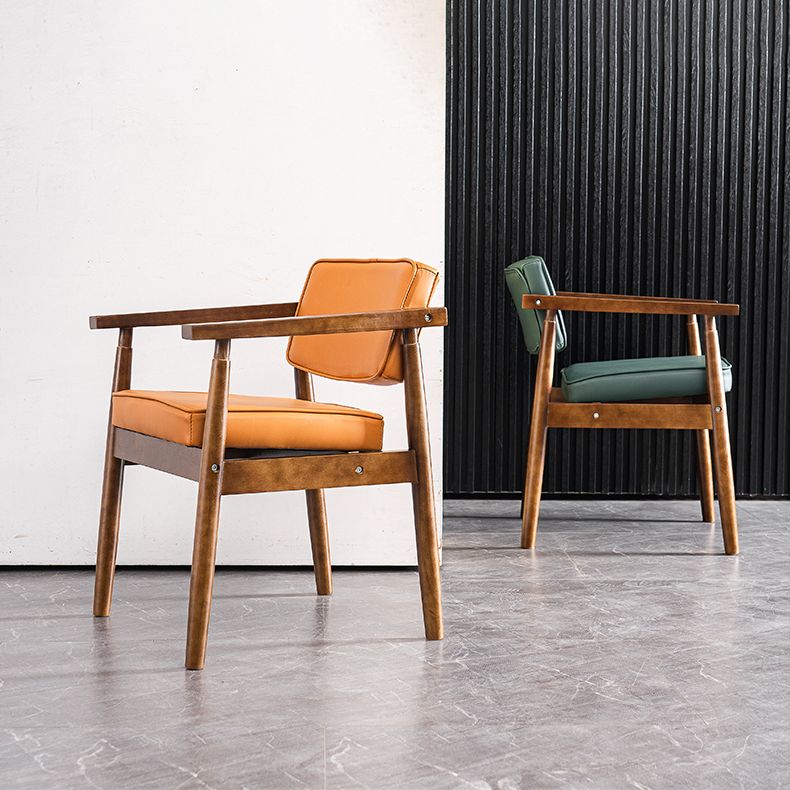 Chaise de salle à manger carrée en cuir contemporaine Open Danding Dining Sicater