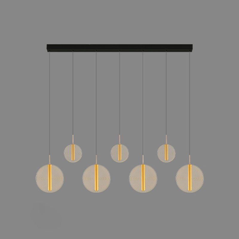 Unique Shape Island Lights Modern Style Metal Pendant Light Fixtures