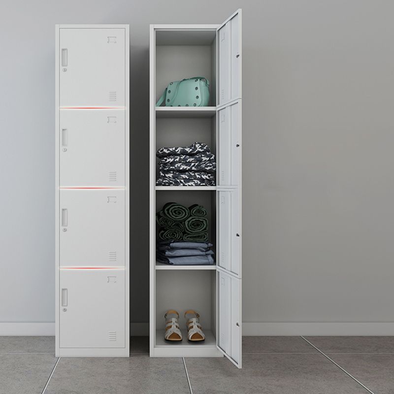 Steel Contemporary Wardrobe Closet Hinged Wardrobe Armoire for Home