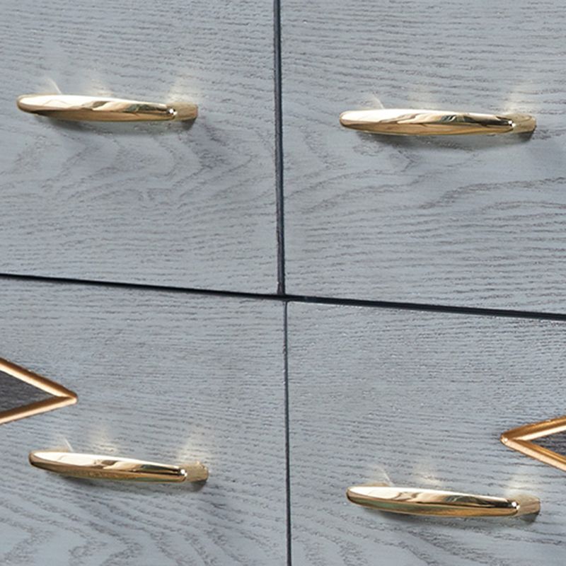 15.6/14.82 Inch Width Glam Storage Chest Manufactured Wood Dresser