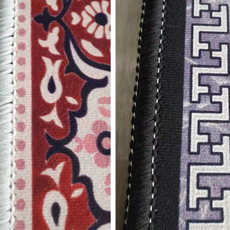 Marokko -Stil im Innen Teppich -Druckmuster Teppich Teppich für Wohnzimmer