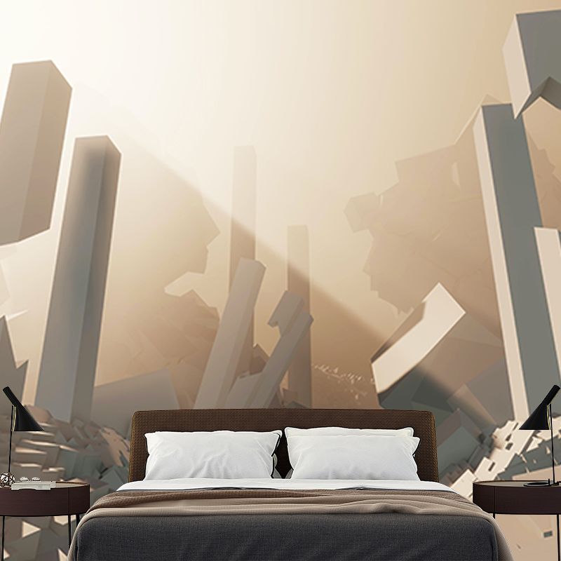 Modern Style Wall Mural Wallpaper 3D Pattern Bedroom Wall Mural