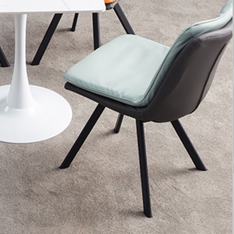 Industrial Upholstered Dining Side Chair Parsons Side Dining Chairs