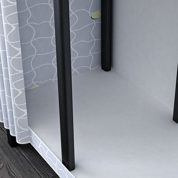 Industrial Wardrobe Armoire Black Storage Cabinet for Bedroom