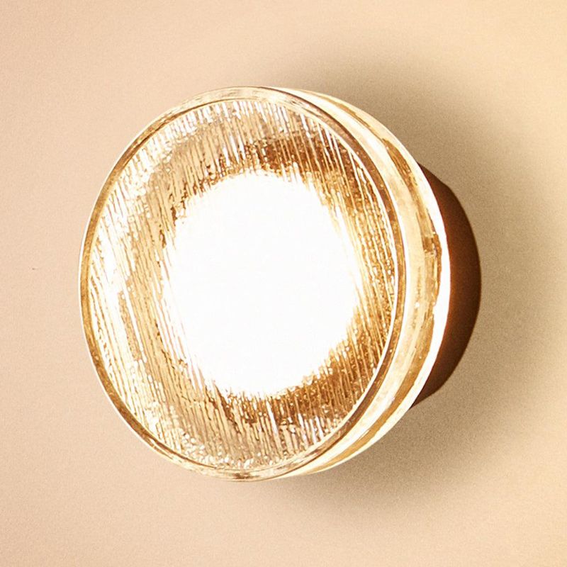 Nordic Style Vanity Light Circle Shape Vanity Lamp with Acrylic Shade for Shower Room