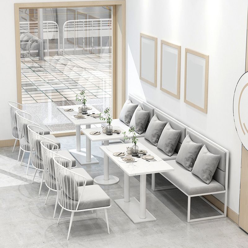 Metal Kitchen Dining Chairs Windsor Back Arm Chairs in White