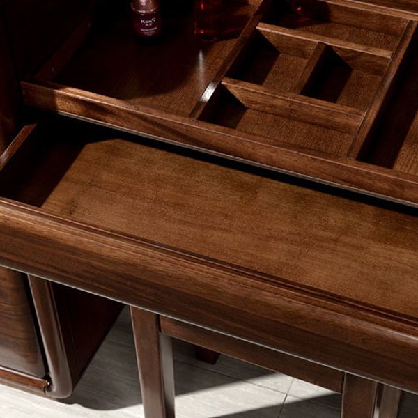 Traditions With 3 Drawers Bedroom Mirror Solid Wood Vanity Dressing Table