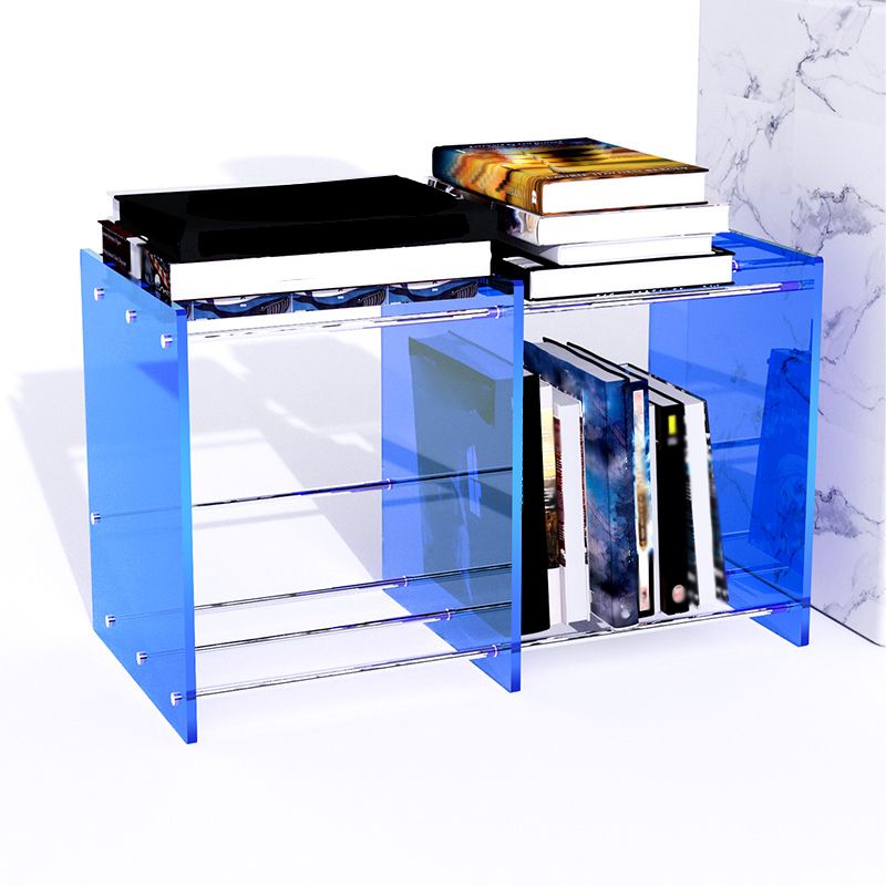 Multiple Colors Modern Style Bookshelf Acrylic Bookcase for Home