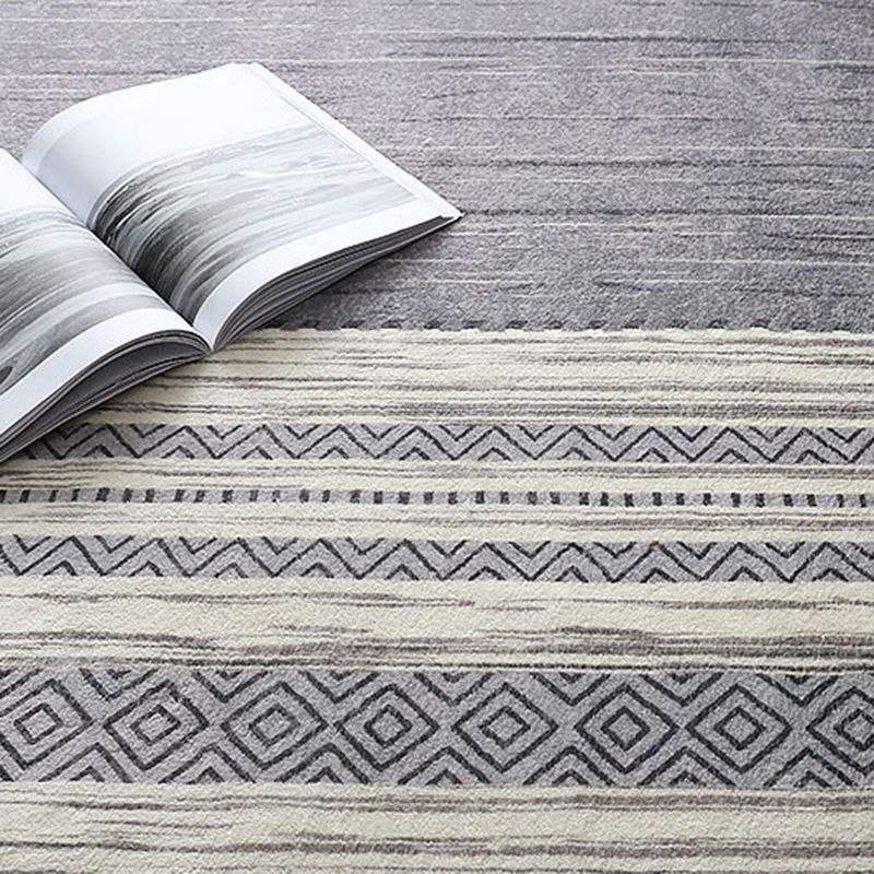 Modern Carpet Abstract Pattern Polyester Area Rug Anti-Slip Area Rug for Room
