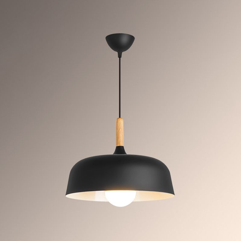 Cercle 1-Light Plafond Pendant Light Light Aluminium Lampe suspendue pour salle à manger