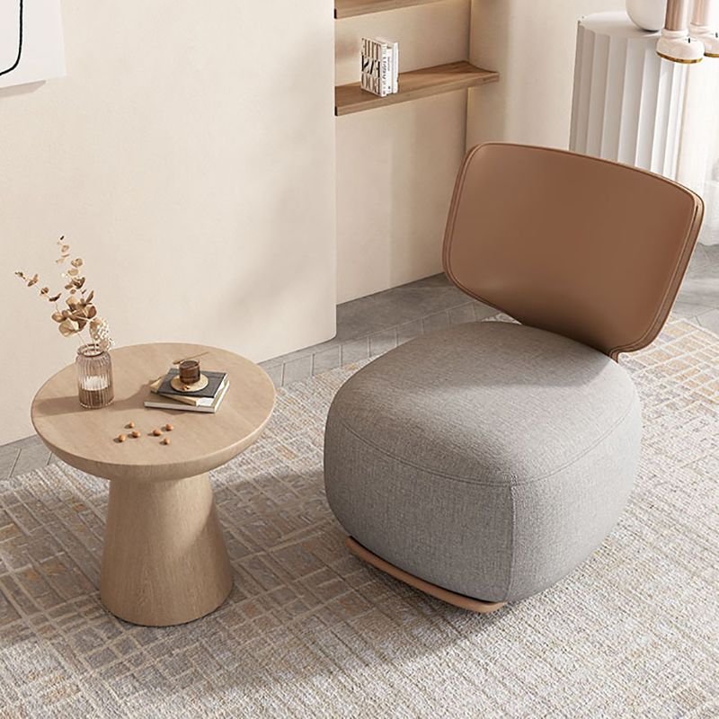 18.11" Wide Armless Chair Accent Chair with Fixed Back for Living Room