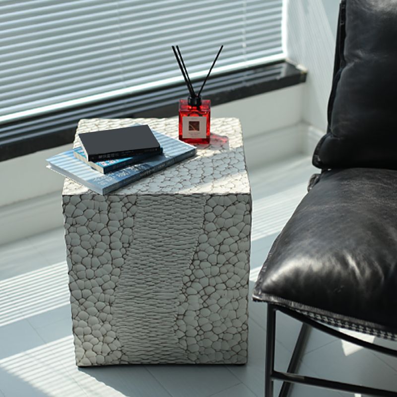 14" Wide Contemporary Corner Table Square Wood Accent Side Table