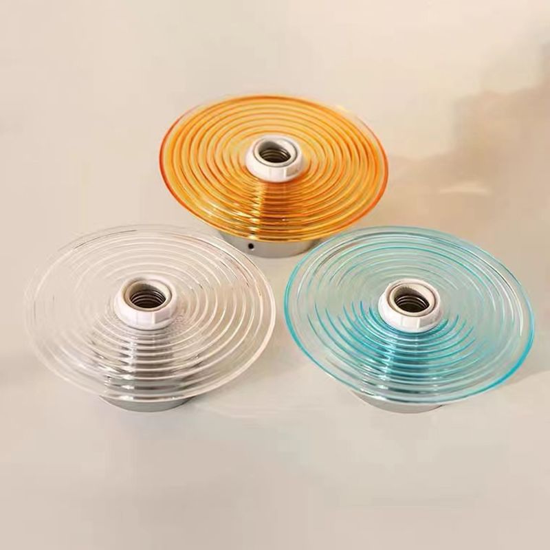 Modern Simple Glass Ceiling Light Circle Shape Ceiling Lamp for Bedroom