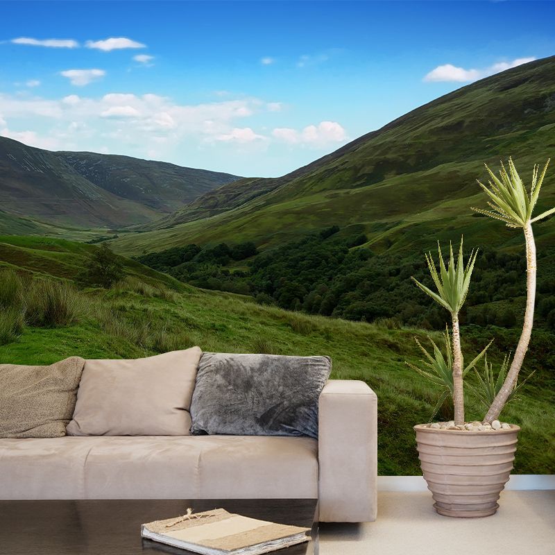 Mountain Landscapes Mural Wallpaper Moisture Resistant Wall Decor for House Interior