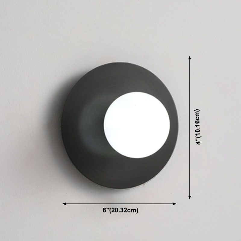 Modern Style House usada luces creativas de luz de pared con sombra de vidrio para dormitorio del hotel