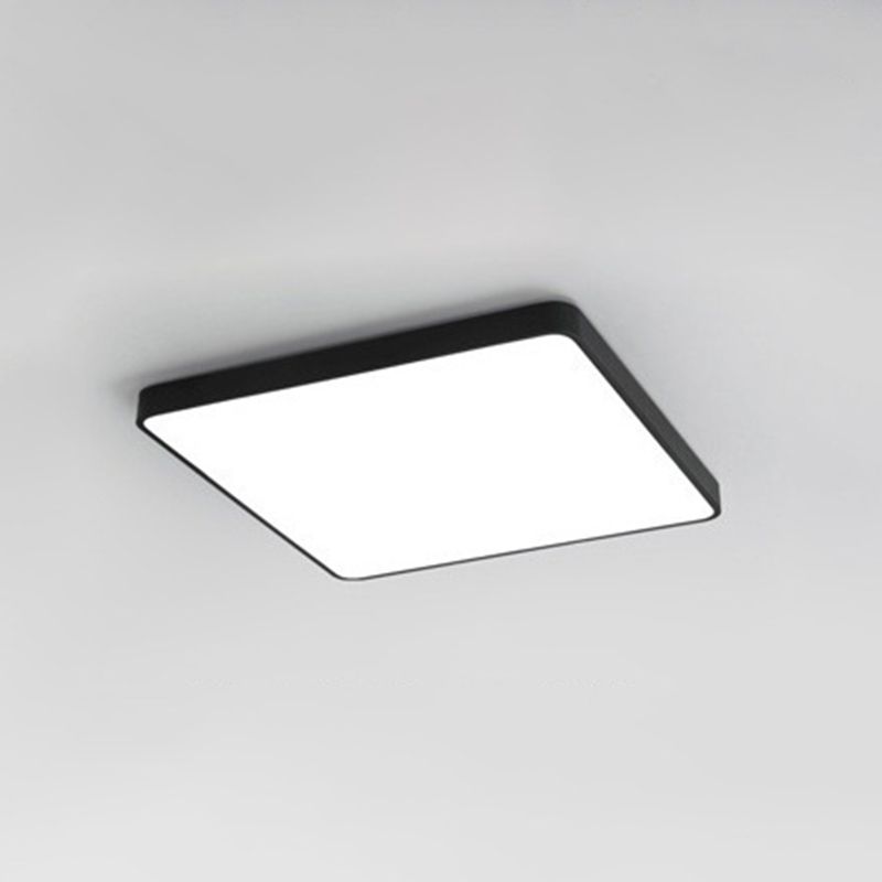 Lámpara de techo LED cuadrada de estilo moderno con montaje empotrado para sala de reuniones