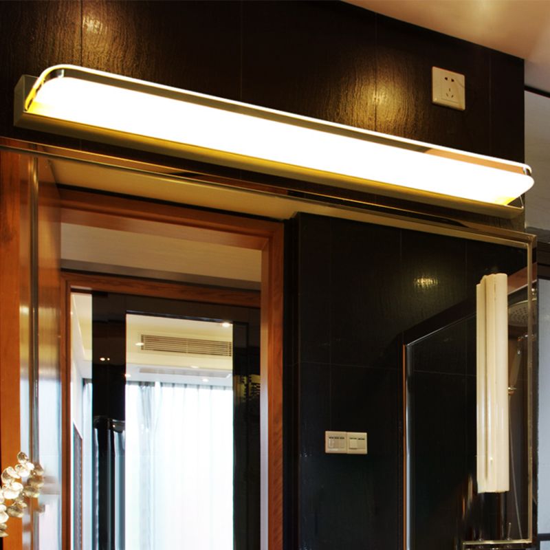 Luce vanità moderna lineare METALE MITOLA LED LED LED LIMORE PER BAGNI IN SIGILTÀ