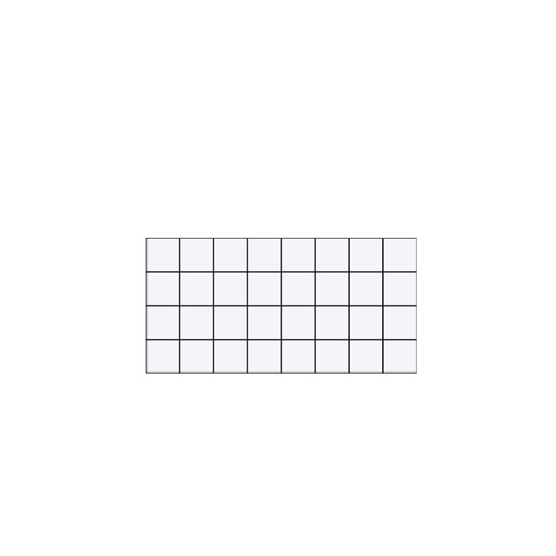 Rectangular PVC 12" X 23" 6-Pack Peel and Stick Wall Tile Kitchen and Bathroom Backsplash
