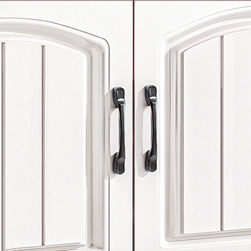 Modern Style Bookcase Wood Closed Back Standard Bookshelf with Door for Home Office