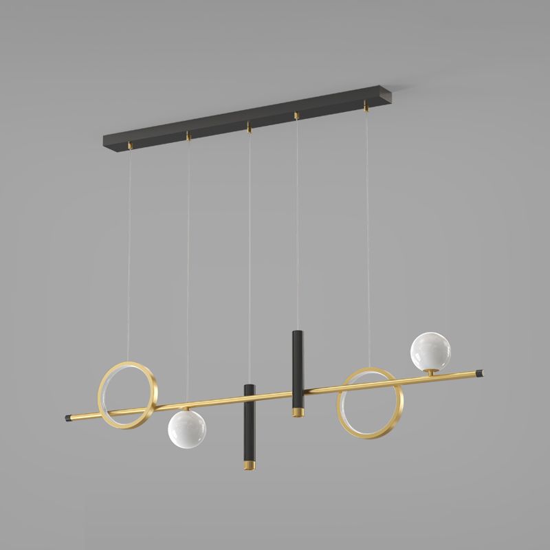 Modern Style Island Light LED Simple Chandelier Light Fixture for Dining Room