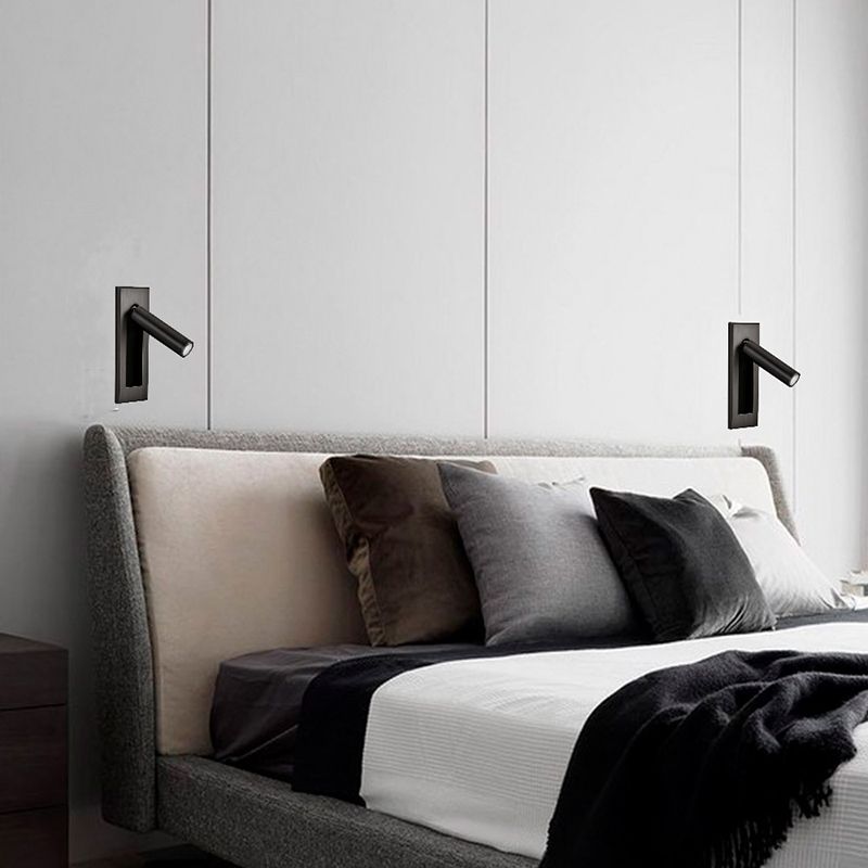 1 Light Modern Style Wall Sconce Metal Sconce Light for Bedroom