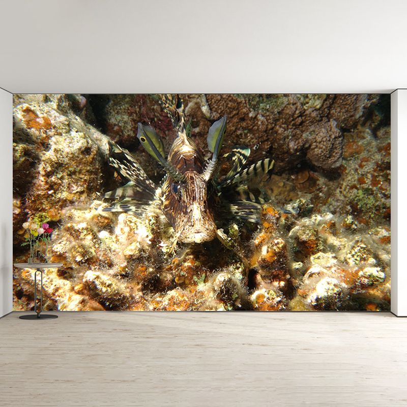 Environment Friendly Mural Wallpaper Tropical Beach Style Mural for Wall Decor