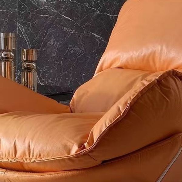 Balcony Chaise Leisure Rocking Chair Modern Home Upholstered Lazy Sofa Chair