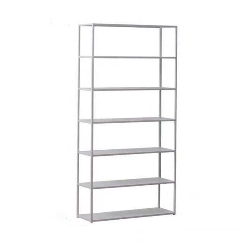 Open Back Bookshelf Contemporary Style Bookcase for Office Study Room