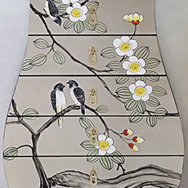 Classic Glam Storage Chest Solid Wood Dresser , 13.26 Inch Width