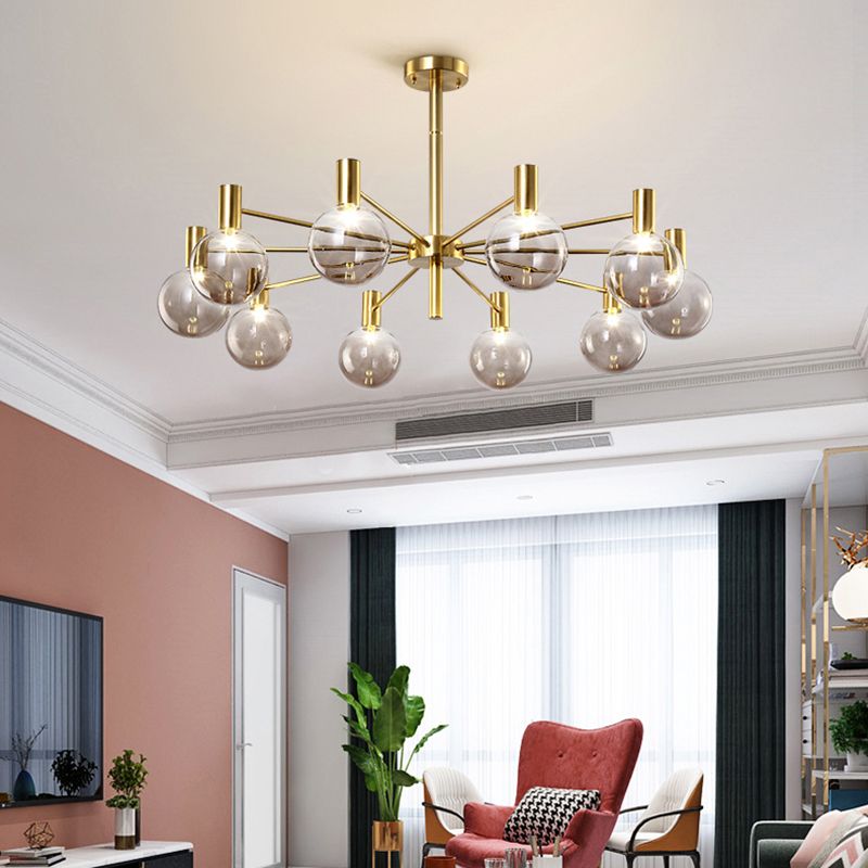 Glass Modo Hanging Chandelier Simplicity Style Chandelier Lighting for Living Room