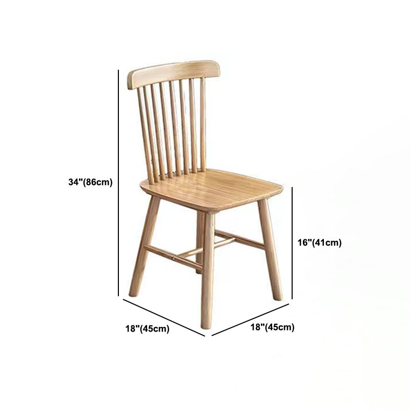 Modern Oak Wood Dinette Set 1/2/5 Pieces Rectangle Beige Dining Table Set