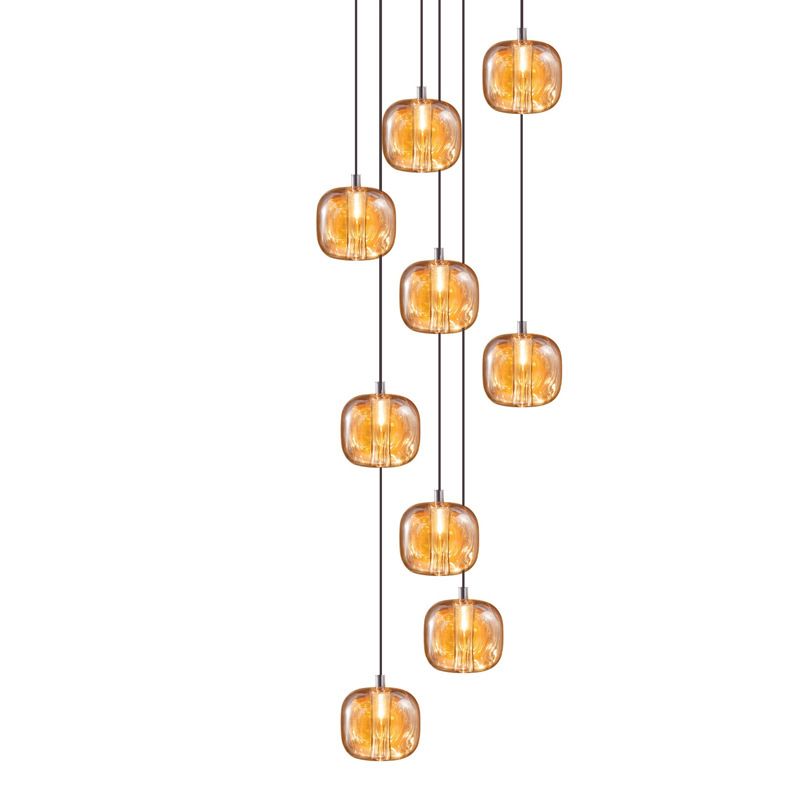 1 éclairage pendentif globe lumineux